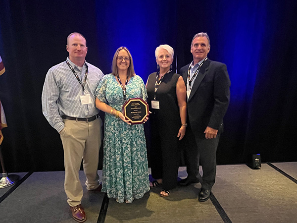 Environmental Award Winners Russell McPherson, Sara Beth McPherson, Jeanne McPherson, and Fred McPherson