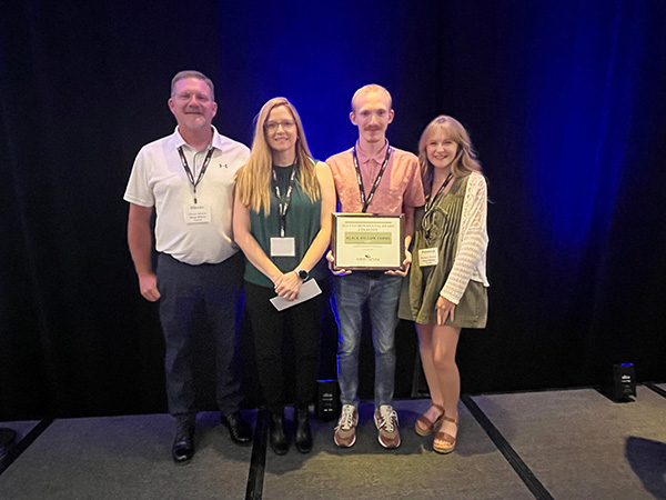 Environmental Award 1st runner up Steven Maness, Christine Maness, Tyler Maness, and Rebecca Maness.