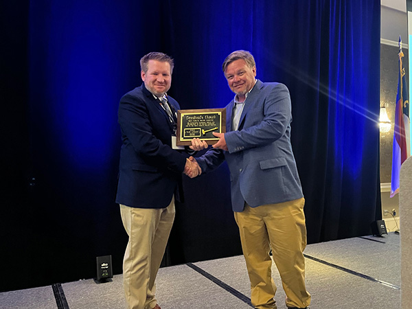 NCPF Past President's Award Clay Lindley of Perdue Farms